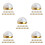50 Pcs Bridal Veil Weights Magnetic Double Sided Artificial Pearls 4