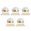 50 Pcs Bridal Veil Weights Magnetic Double Sided Artificial Pearls 10