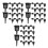 150 Pcs Fertilizer Baskets With Lid Portable Plastic Container 4