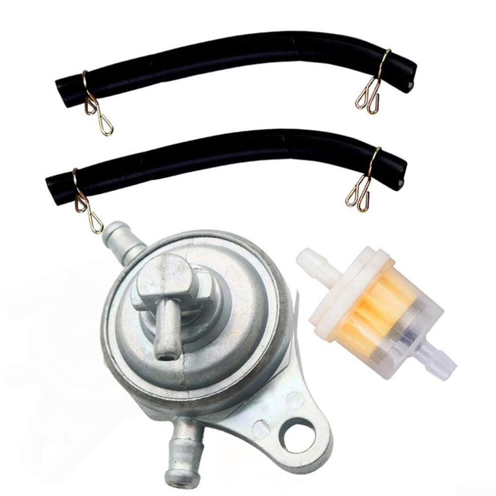 Vacuum Fuel Pump Petcock Set For Gy6 50Cc 150Cc Scooter With Hose, Tube And Filter 9084446295207