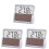 3Pcs Solar Transparent LED Digital Aquarium Temperature Meter White 2