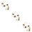 3Pcs Dog Training Door Bell Rustic Hanging Pet Doorbell 11