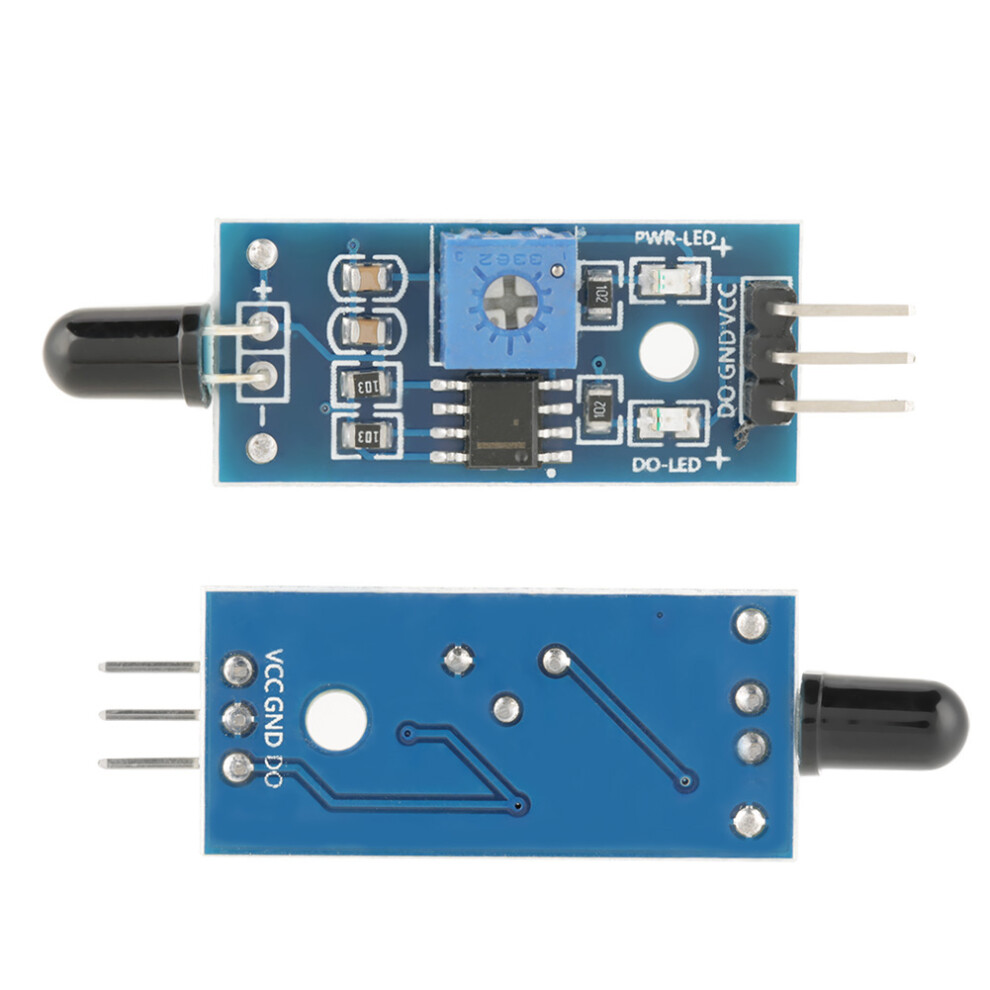 Flame Detector Ir Sensor Module 5 Pcs Smartsense For Fire Detection Australia 7891352133828