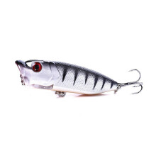 Fishing Lures 1 Piece Topwater Floating Popper Lure Crank Baits Wobbler Tackle Tool 6.5cm 12g 11 Colors