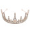 1St Delicate Haarkroon Gouden Accessoire Bruid Decoratie 1