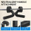 Neutral Grip Handle For Barbell And Pull-Up Bars, Nonslip Angled Suspension Grip, Multi-Function Resistance Band Handle 3