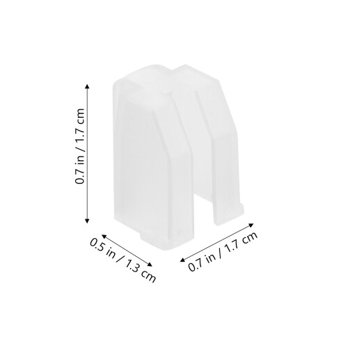 6St Witte Platenspeler Naaldbeschermers Van Plastic, Universeel 2