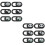 12 Pcs Webcam Cover Slide Pattern Anti-Peeping Camera Lid Accessory 7