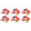 6 Pcs Colorful Fluffy Balls String Wall Pendants For Kids Room 4