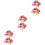 6 Pcs Colorful Fluffy Balls String Wall Pendants For Kids Room 5