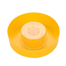 Bee Food Dish Water Feeder 2 Pcs Round Feeding Bowl For Bees, Easy Clean, Durable Beekeeping Supplies Garden Outdoor Use