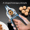 Nutcracker Tool Stainless Steel Nut Opener For Pecan And Almonds, Ergonomic Handle, Professional Nutcracker 2