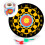 Fluorescent Adhesive Stickers 1 Roll For Shooting Practice Archery Labels Splatter Pattern High Stickiness 3