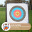 Fluorescent Adhesive Stickers 1 Roll For Shooting Practice Archery Labels Splatter Pattern High Stickiness 2