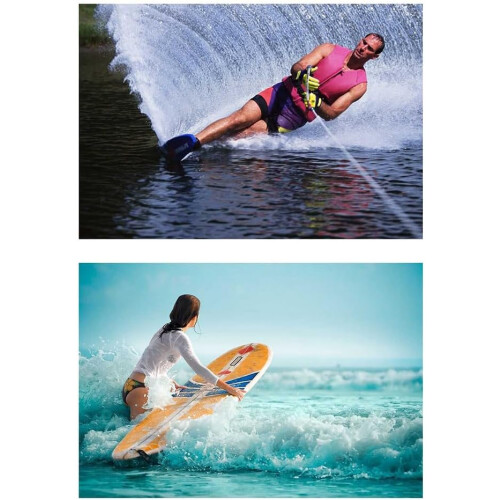 Wakeboard Tow Rope Wake Surf Rope Heavy Duty Multipurpose Kneeboard Compatible 2