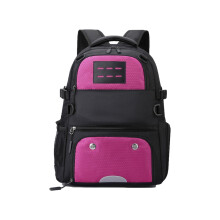 Waterproof Basketball Backpack For Kids With Ball Holder And Shoe Compartment - Football Bag - Hot Pink