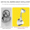 Shower Head Holder Suction Cup Adjustable Multi-Angle Rotation Punch-Free Silver Handheld And Fixed Shower Heads 5