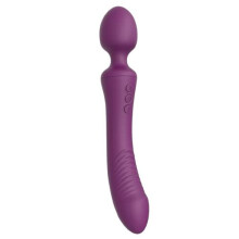 Massage Tool Portable Handheld Massager 10 Modes EDR32T4 Purple Pocket Travel Personal Wand For Women Men