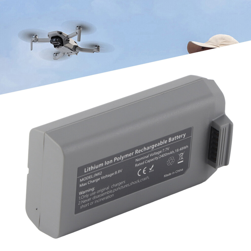 2400Mah Gray Lithium Drone Battery For Mini2 & Mini2 Se 8431352134723