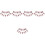5 Sets Photo String Diy Picture Frame Glitter Bunting Garland 4