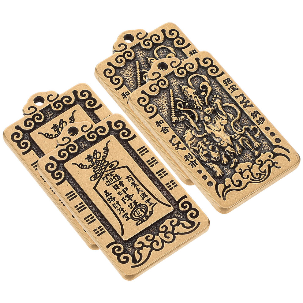 12 Pcs Chinese Amulet Pendant Protection Fortune God Auspicious-image-OPC-PKXP5W7-NEW