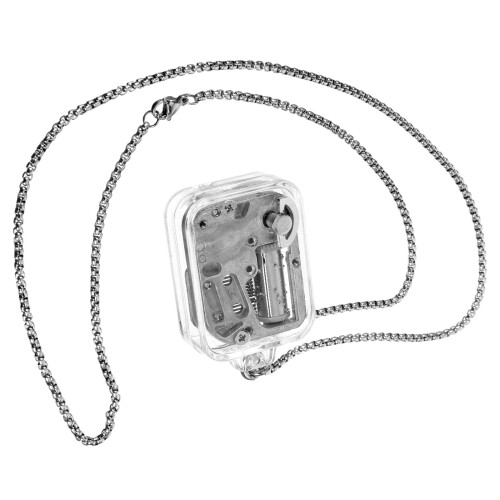 3Pcs Mini Music Box Necklace Pendant Creative Charm 1