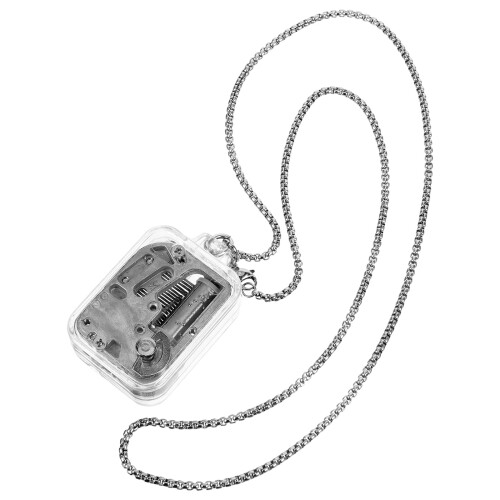 3Pcs Mini Music Box Necklace Pendant Creative Charm 2