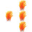 4Pcs Decorative Fish Tank Fake Plants Aquarium Desktop Accessory 8