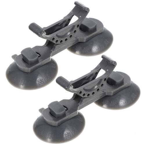 4 Pcs Plastic Fish Tank Lamp Brackets For Water Plants Grey