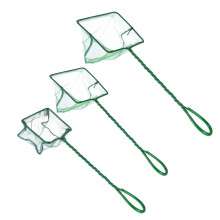 6 Pcs Nylon Fishing Net Plastic Tear-Resistant Aquarium Net Green