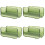 4Pcs Stackable Water Bottle Holder Organizer For Cabinet Countertop 7