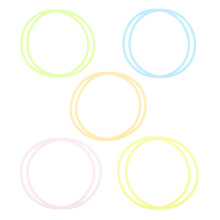 10 Pcs Soft Silicone Jelly Bracelets Extremely Stretchy