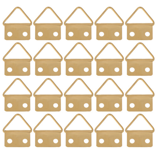 400 Pcs Picture Frame Hangers Iron Wall Hanging Buckles 1