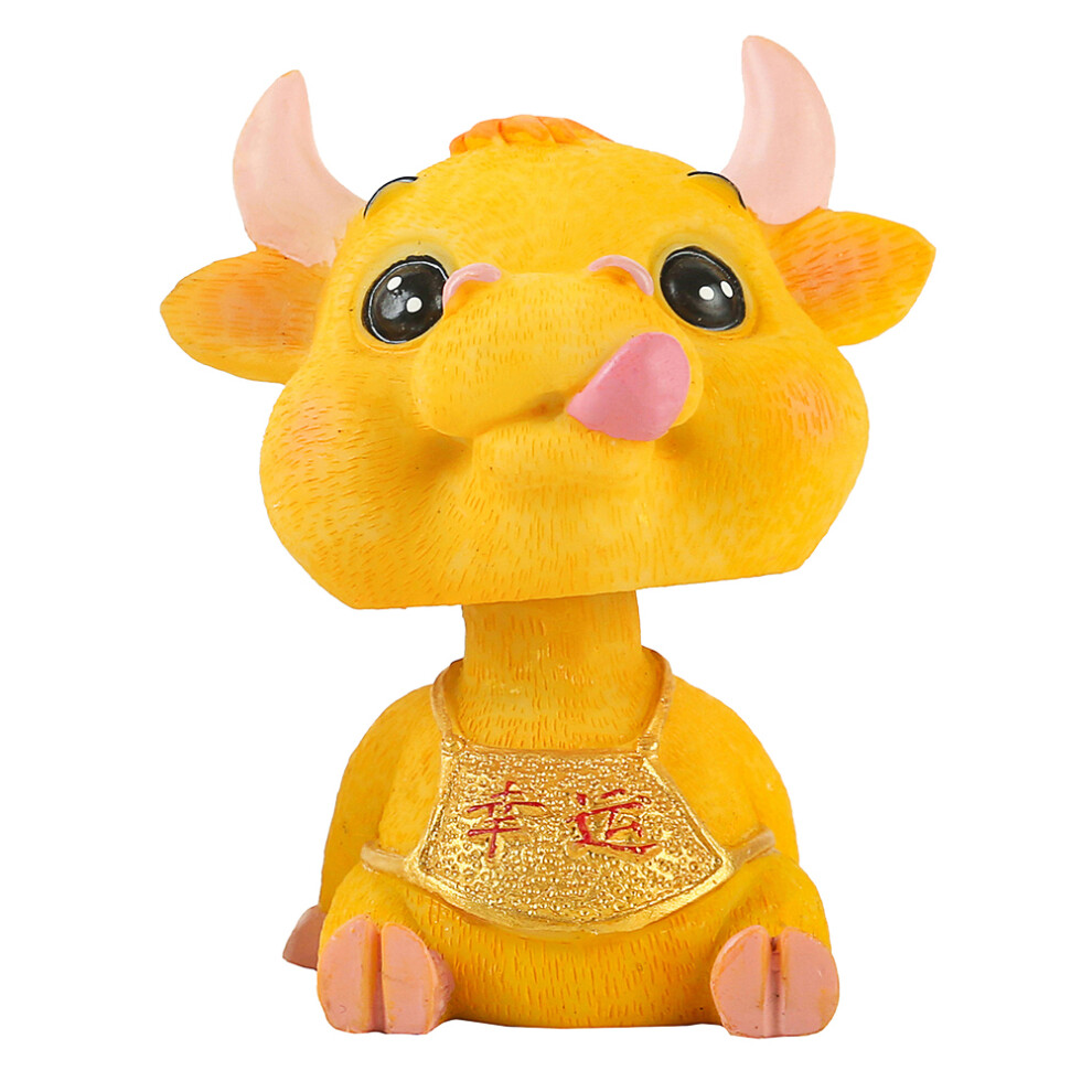 2 Pcs Adorable Calf Car Swing Ornament Auto Interior Decoration-image-OPC-PKXP66S-NEW