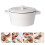 One Set Ceramic Binaural Dessert Noodle Soup Bowl 6