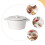 One Set Ceramic Binaural Dessert Noodle Soup Bowl 8