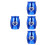 4Pcs Lovely Pattern Pet Urn Stainless Steel Cremation Accessory 5