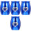 4Pcs Lovely Pattern Pet Urn Stainless Steel Cremation Accessory 10