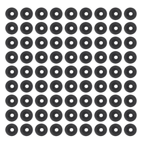100Pcs Silicone Pin Cushion Coil Machine Needles Grommets Tools