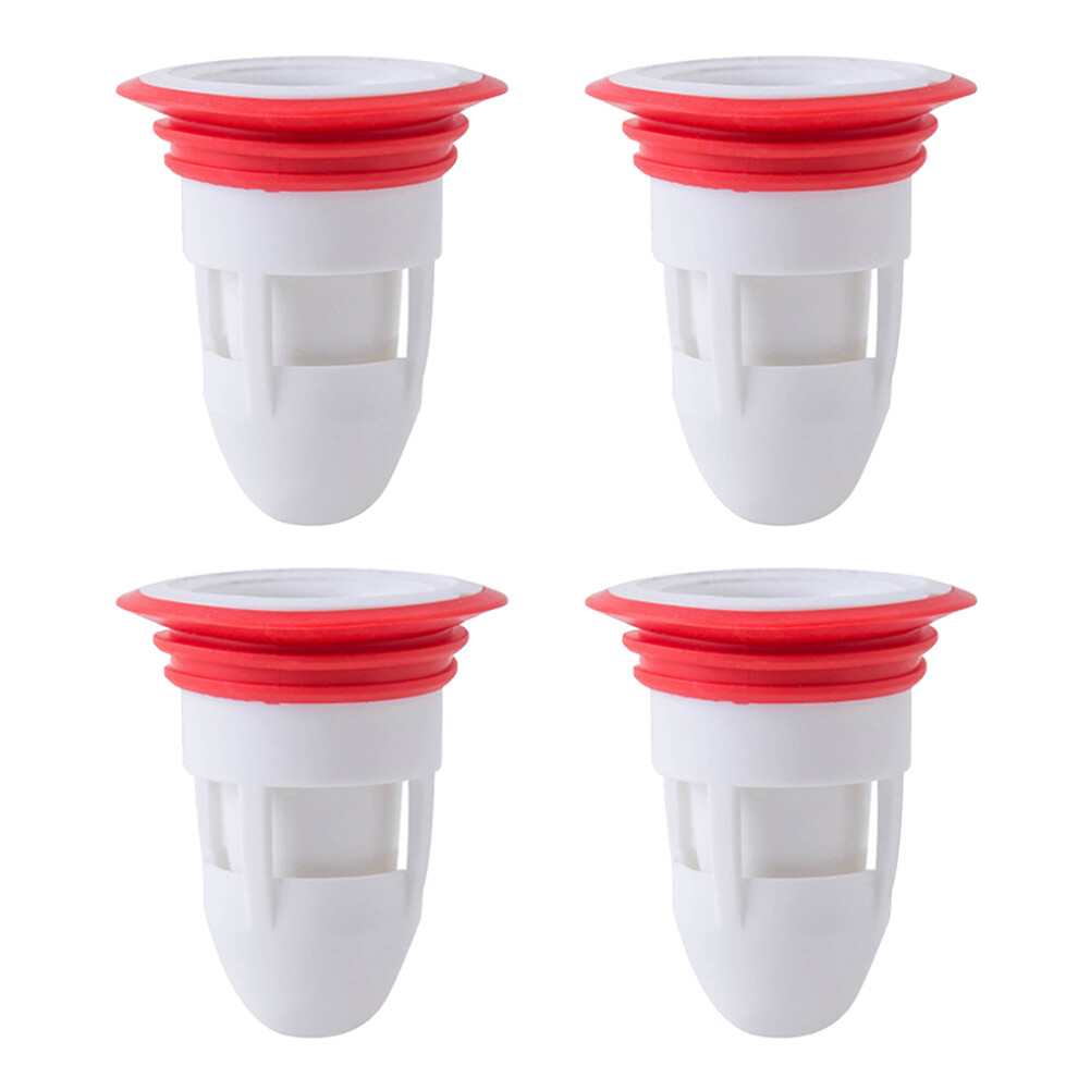 4Pcs Backflow Floor Drain Preventer Silicone Anti-Odor Plug 3363459888634