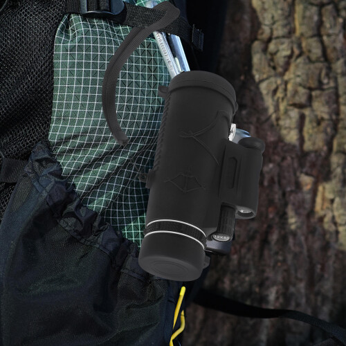 Black Monocular Night Vision 12x50 Telescope With Phone Adapter 2
