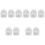10 Pcs Mop Bucket Rubber Stopper Sealing Plug Outlet Accessory 5