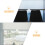 12Pcs Roller Shade Pulls Transparent Cordless Handle For Blinds 7