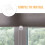 12Pcs Roller Shade Pulls Transparent Cordless Handle For Blinds 6