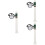 3Pcs Mini Sign Post Resin Road Sign Micro Landscape Garden Accessory 8