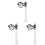 3Pcs Mini Sign Post Resin Road Sign Micro Landscape Garden Accessory 4