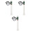 3Pcs Mini Sign Post Resin Road Sign Micro Landscape Garden Accessory 5