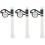 3Pcs Mini Sign Post Resin Road Sign Micro Landscape Garden Accessory 6