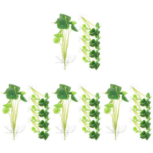 20 Pcs Aquarium Artificial Plants Fish Tank Accessory 1