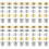 80 Pcs Diy Copper Sewing Thimble For Cross Stitch Finger Protector 5
